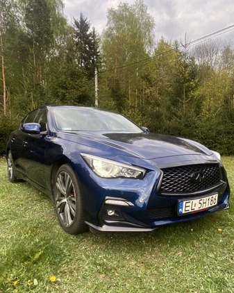 Infiniti Q50 cena 92500 przebieg: 106000, rok produkcji 2018 z Wojnicz małe 106